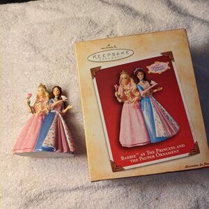 Barbie as the Princess and The Pauper Ornament